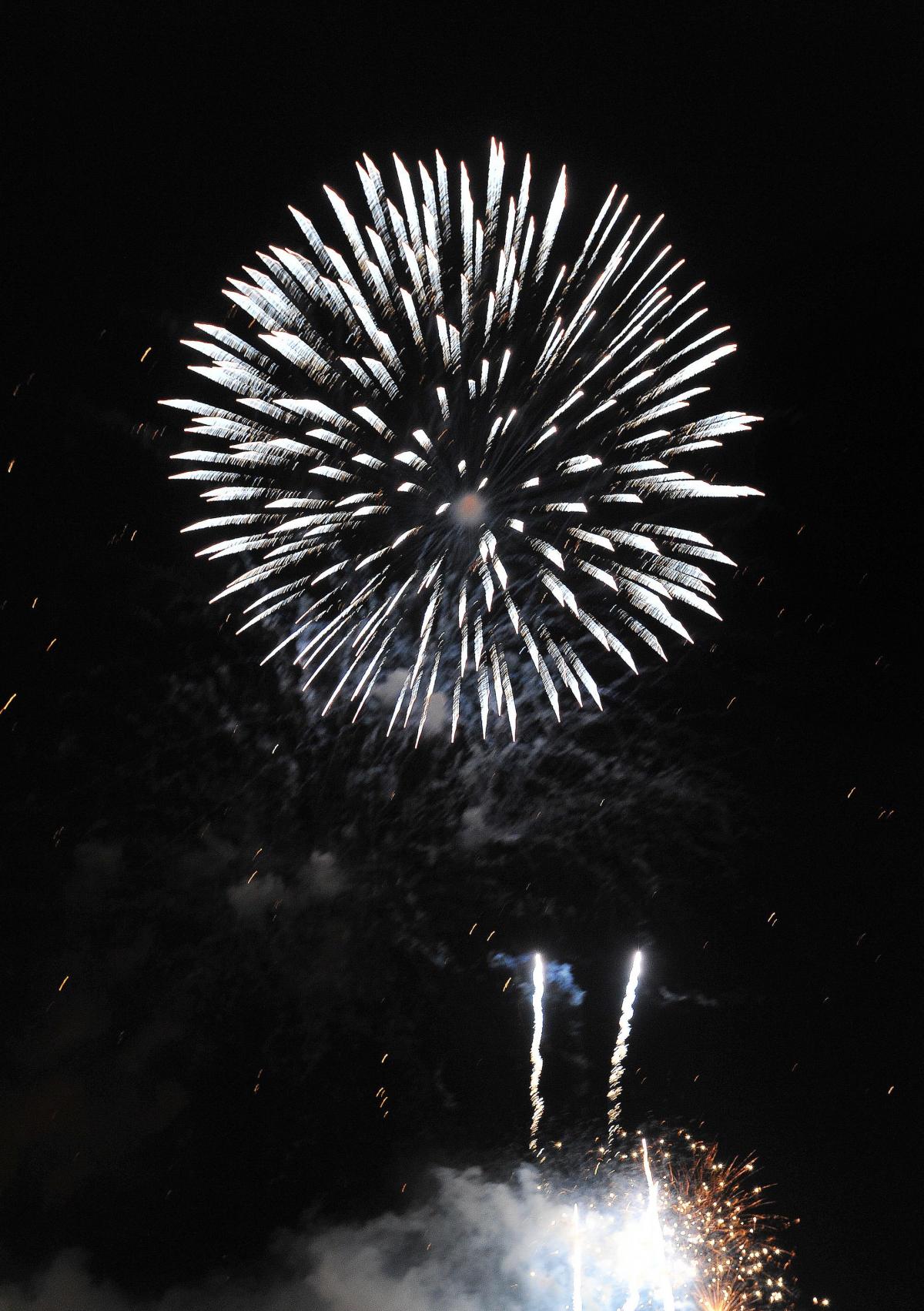 The fireworks display at South Park