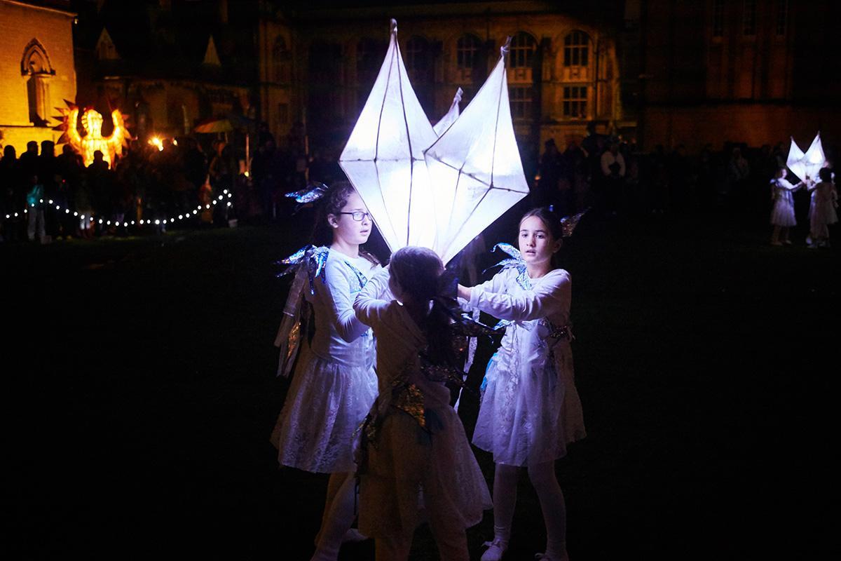 Events took place around Oxford this weekend to celebrate the Christmas Light Festival