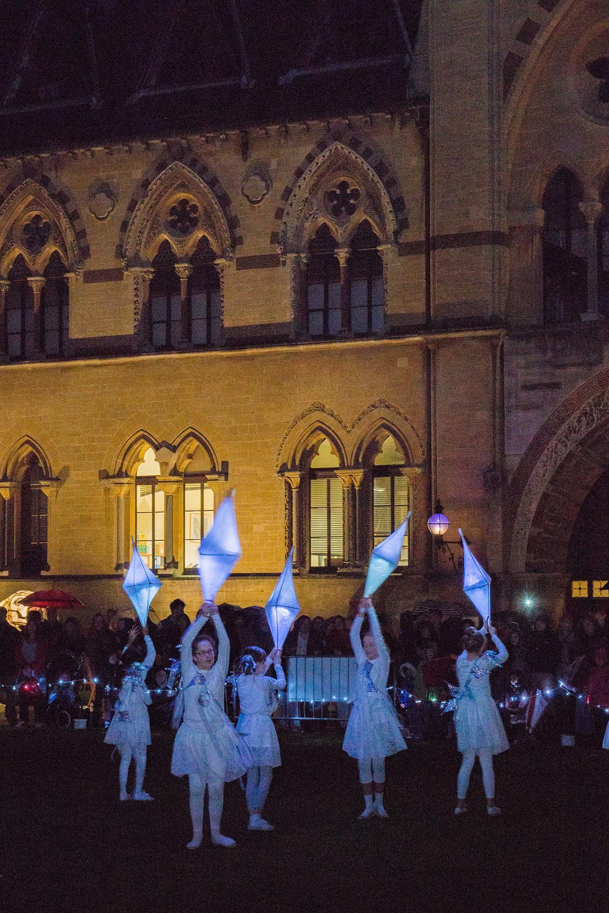 Events took place around Oxford this weekend to celebrate the Christmas Light Festival