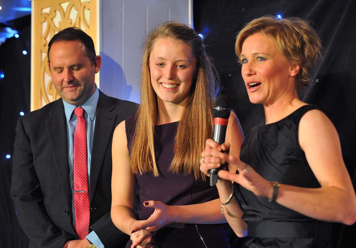 The award for Young Volunteer of the Year went to Holly Clack (Football).