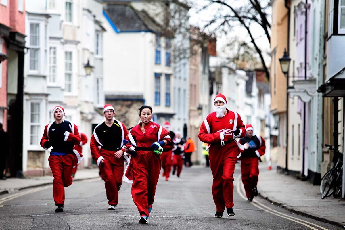 Santa's on the Run in Oxford 2014