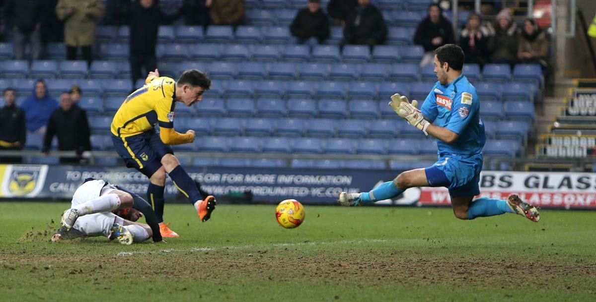 Oxford United v Luton Town at The Kassam Stadium on Saturday February 7th 2015. 
IN PICTURES