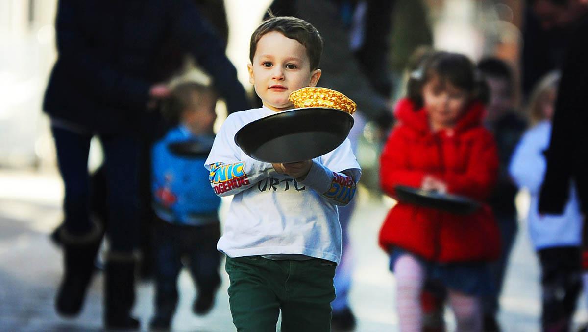 Pancake day events around Oxfordshire in pictures.