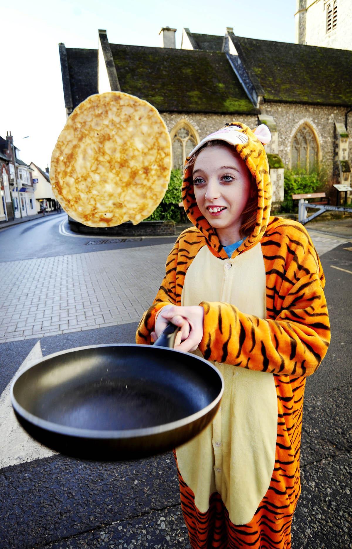 Pancake day events around Oxfordshire in pictures.
