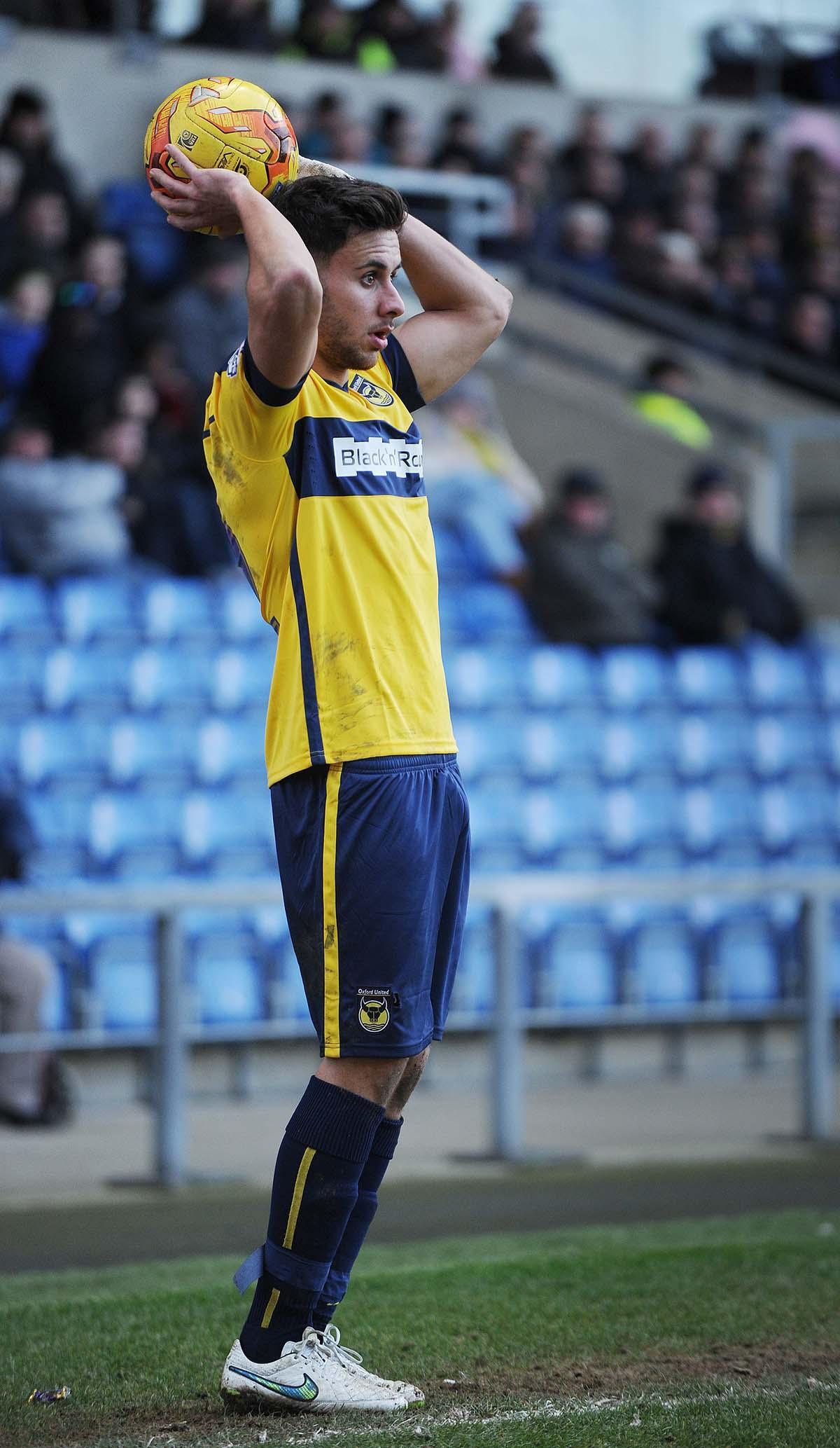 Oxford United v Mansfield Town at the Kassam Stadium. Saturday 23rd February 2015. 
IN PICTURES