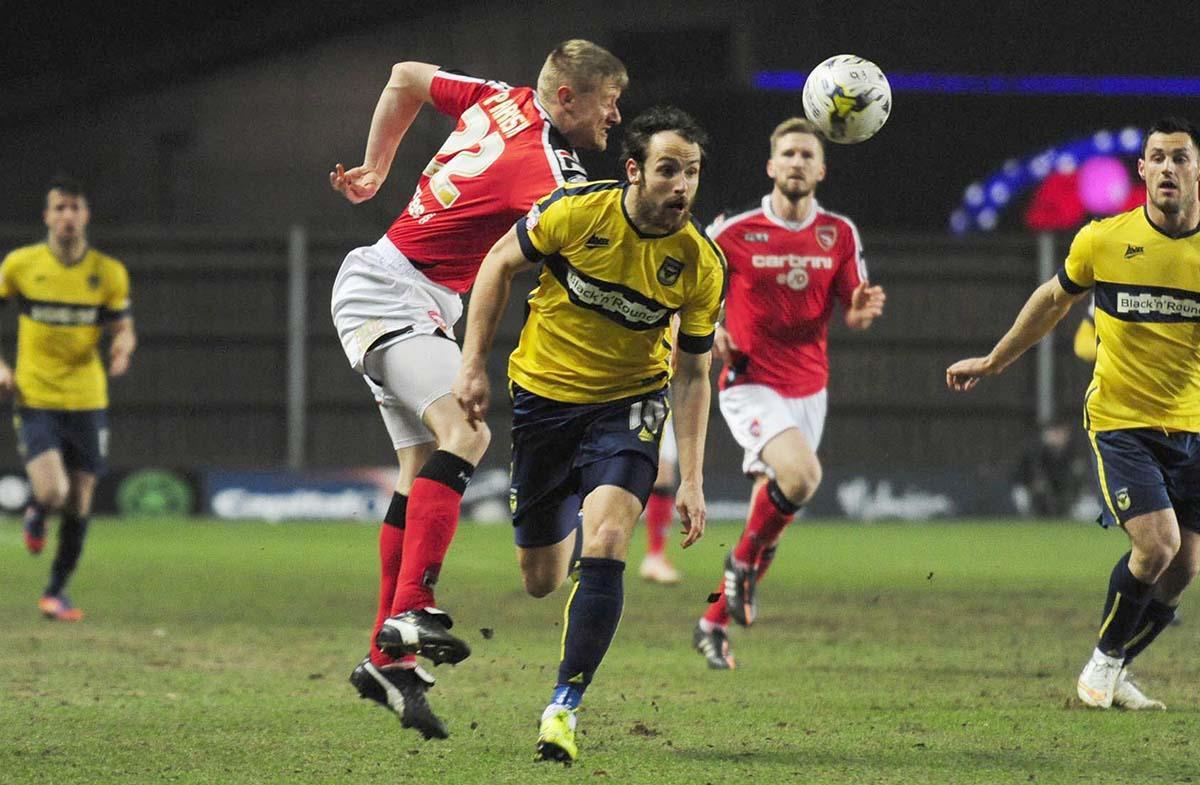 Oxford United v Morecambe at the Kassam Stadium IN PICTURES. Tuesday 3rd March 2015