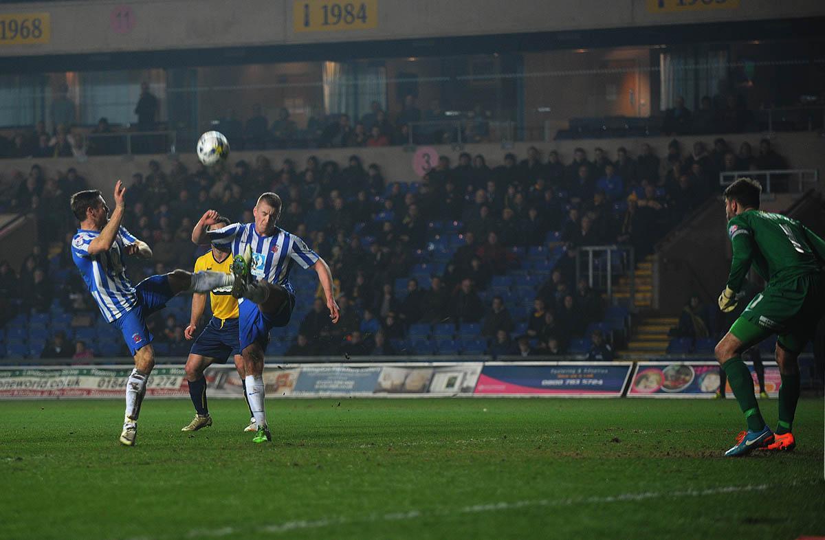Pictures from Tuesday nights 2-0 lost to bottom of the league side Hartlepool