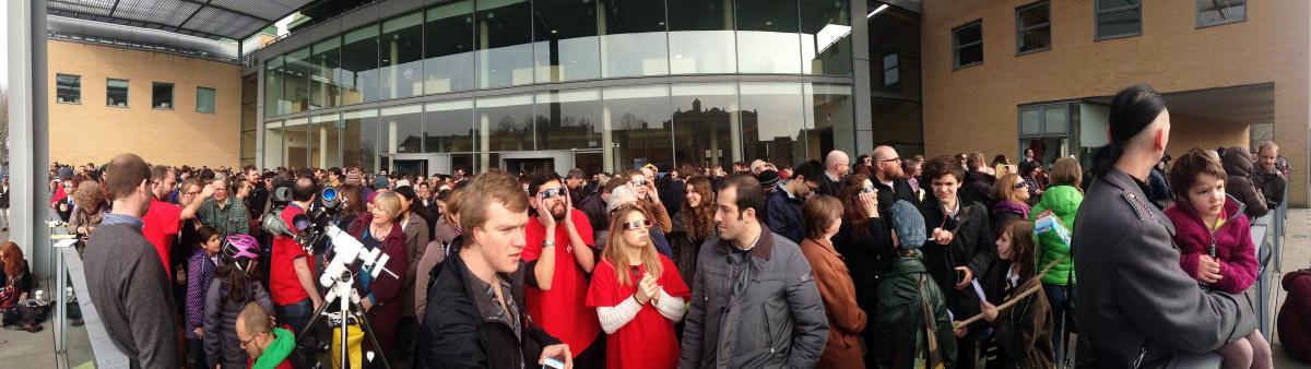 Crowds at Said Business School