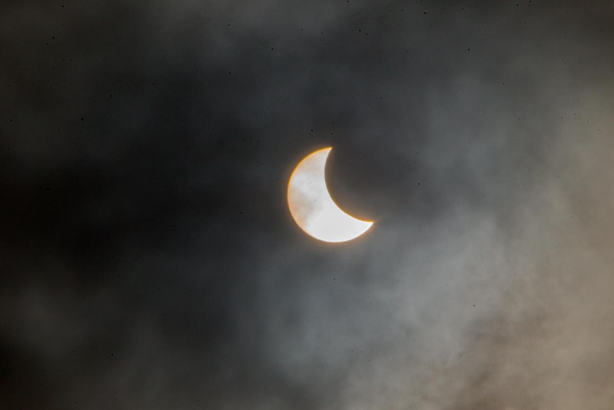 The eclipse from Abingdon