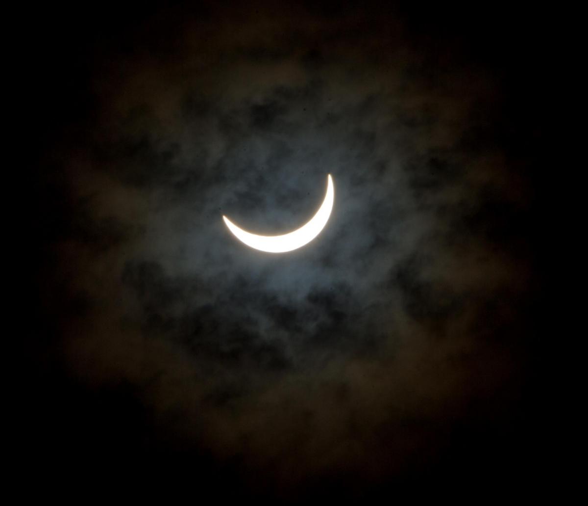 The eclipse from Abingdon