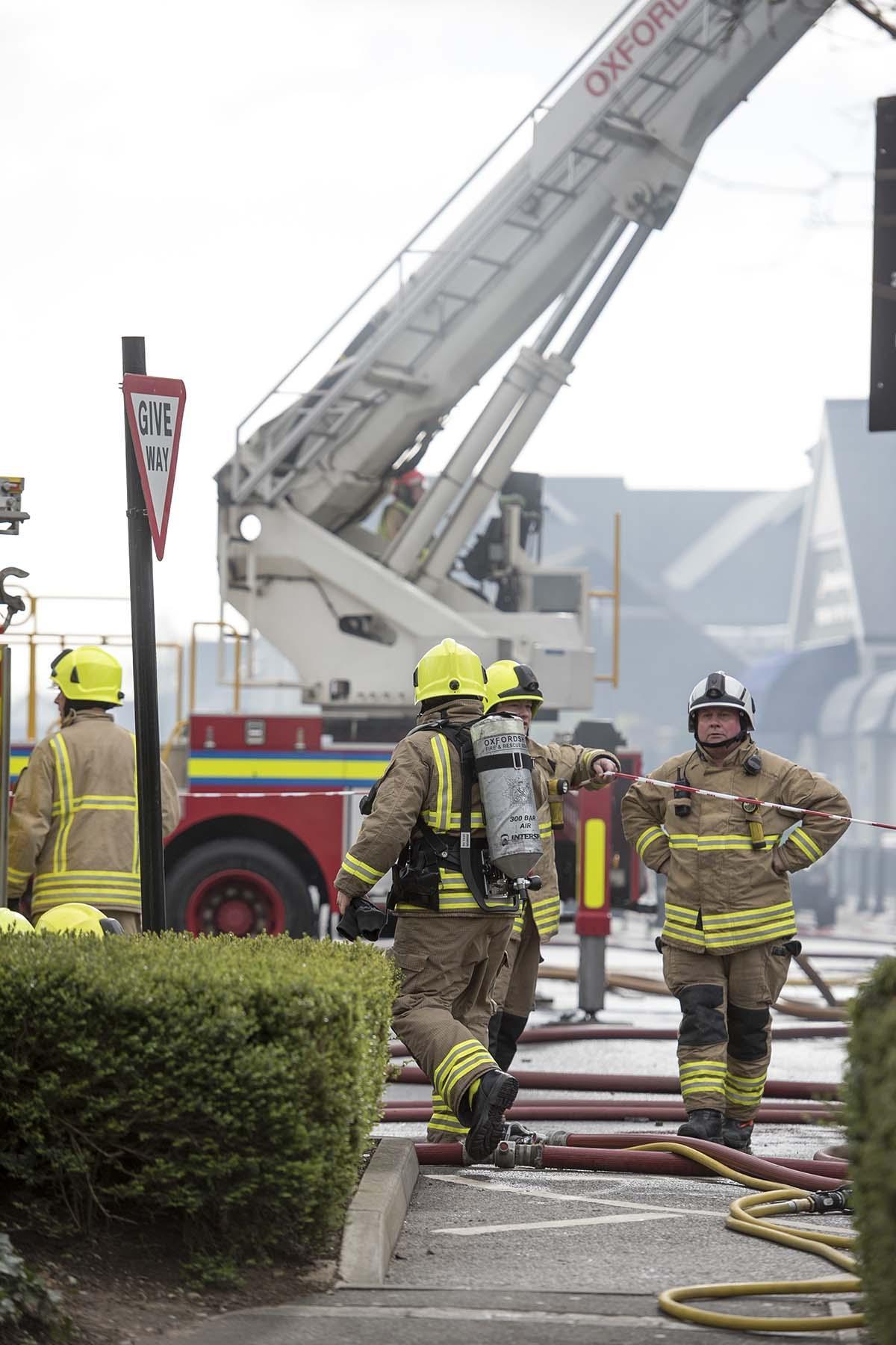Bicester Village Fire - IN PICTURES