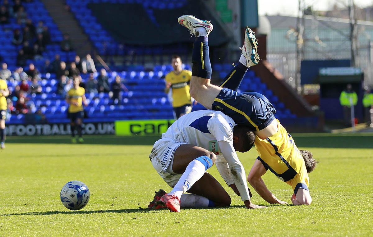 Pictures form Oxford's 3-0 Victory away to Tranmere