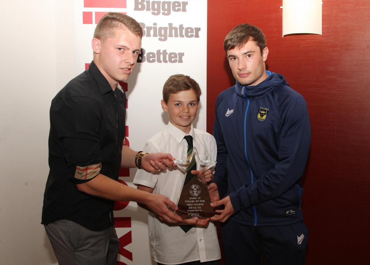 Pictures taken from this years Oxford Mail Youth League Awards