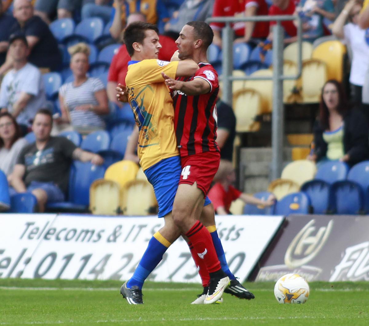 Pictures from Oxford's 1-1 draw away to Mansfield Town, Oxford came back from behind to keep their unbeaten run alive. 