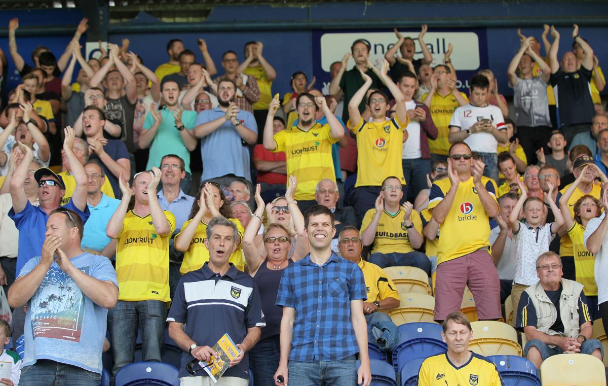 Pictures from Oxford's 1-1 draw away to Mansfield Town, Oxford came back from behind to keep their unbeaten run alive. 
