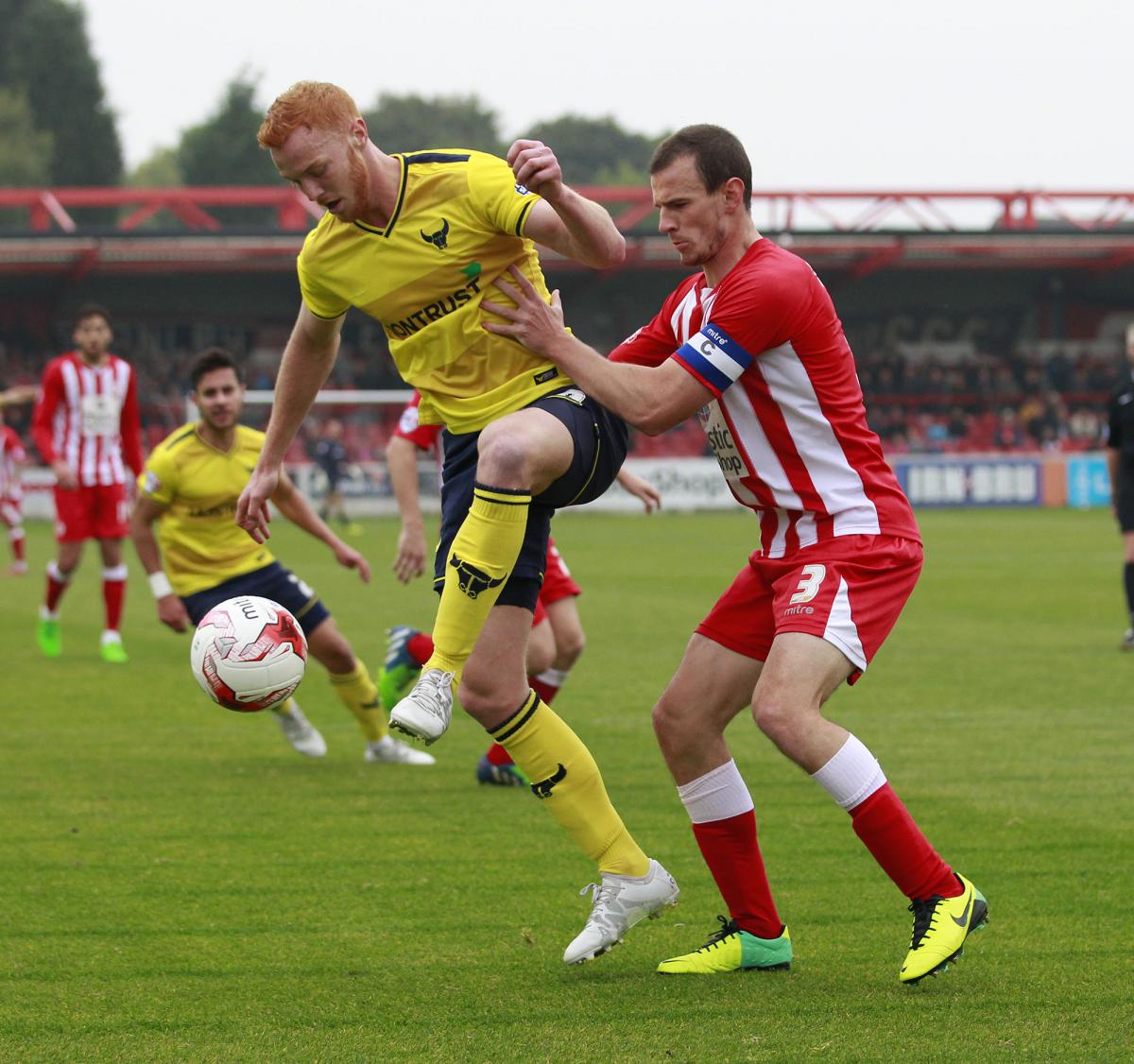 Pictures from Oxford United's win away at Accrington 