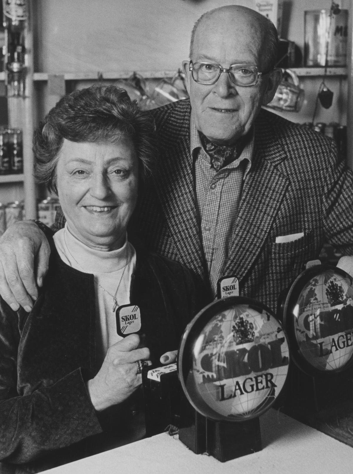 Sue and Ken Woolway, proprietors of The Cherwell