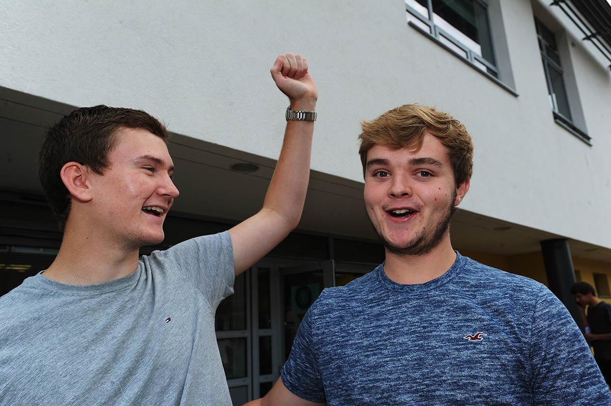 Pictures from around Oxfordshire of student receiving their A Level results, Cooper School, Bicester.