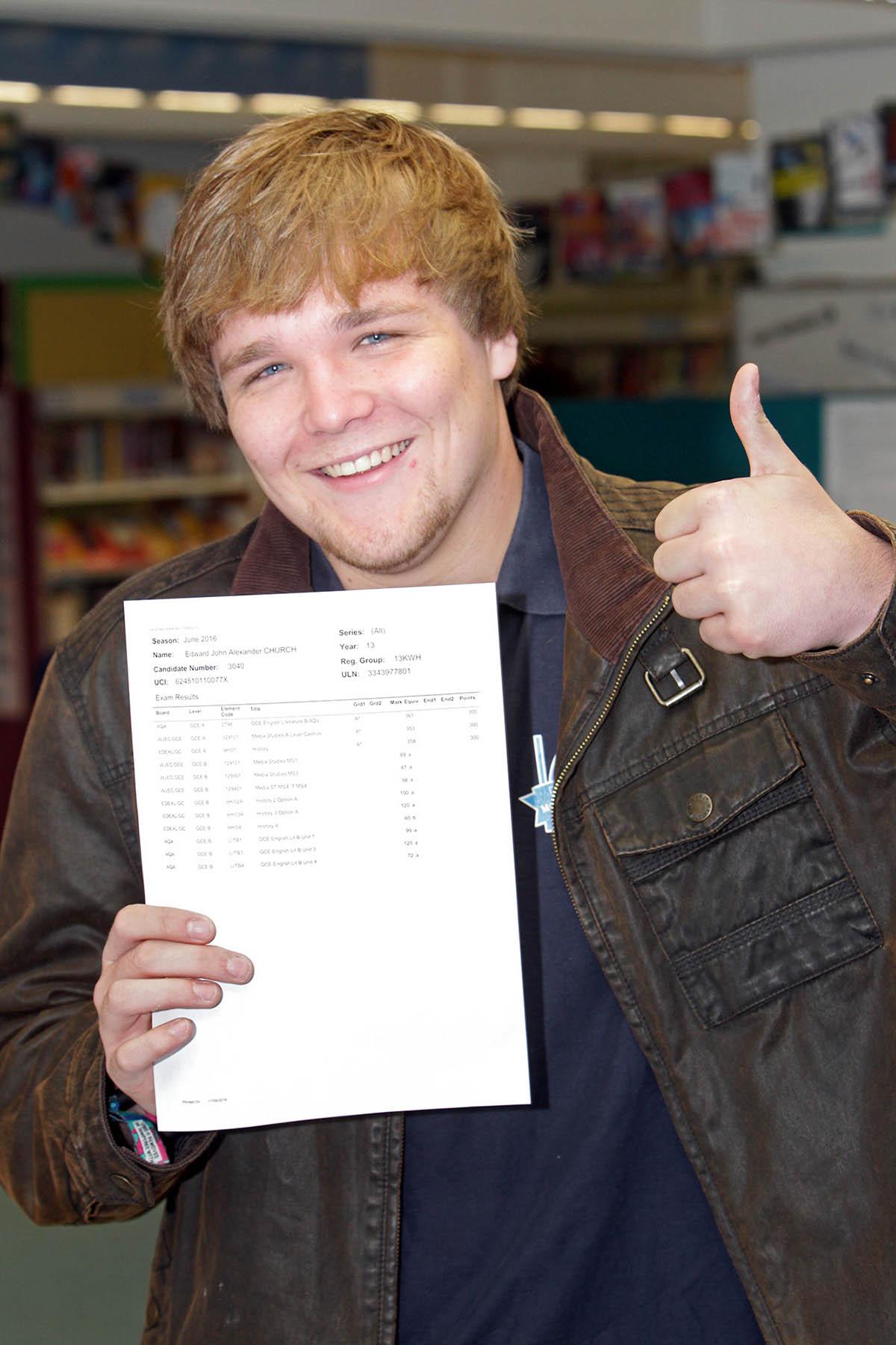 Pictures from around Oxfordshire of student receiving their A Level results, Wallingford School.