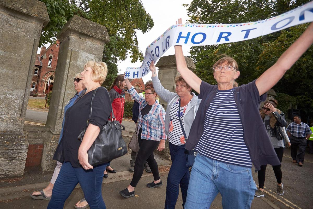 Horton Hospital Protest