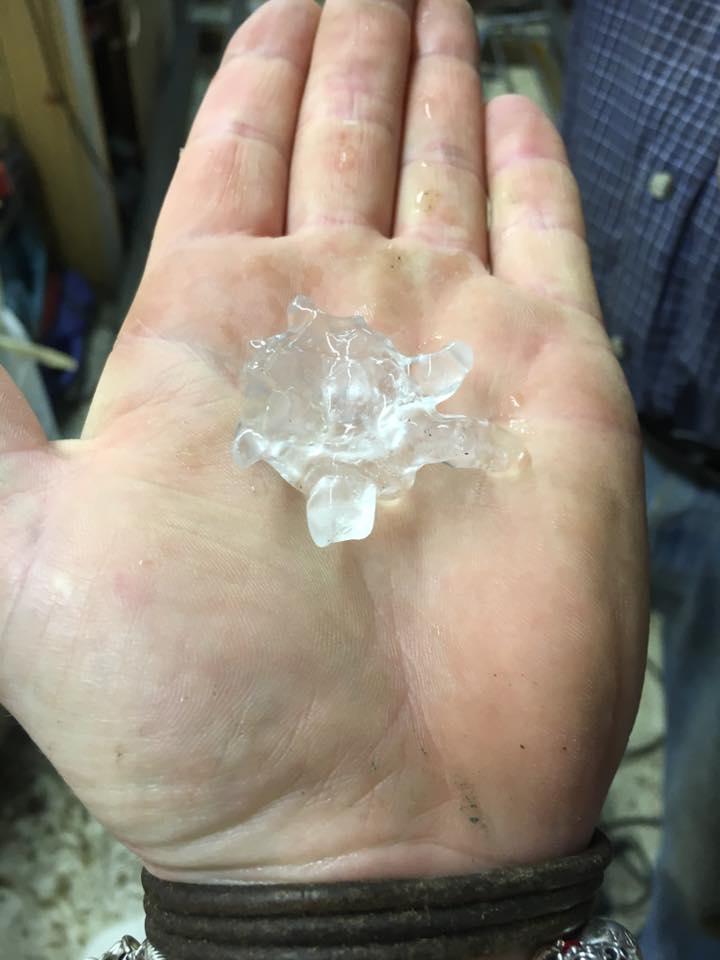 Ami Measor of Steventon shared this picture of hail.
