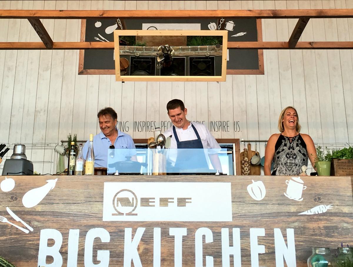 Raymond Blanc, owner of Le Manoir, in Great Milton, was one of several celebrity chefs to do demonstrations at the Big Feastival. Picture: Twitter