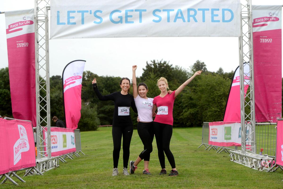 Pictures from Cancer Research UK running pretty muddy 5k obstacle course which took place on Saturday with people running for charity.