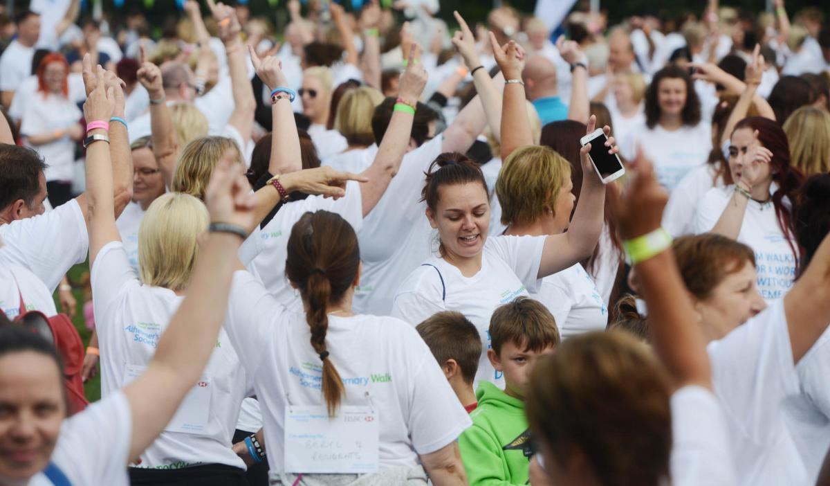 In Pictures, Hundreds  take part in a memory walk at University Parks for the Alzheimer’s society on Sunday.