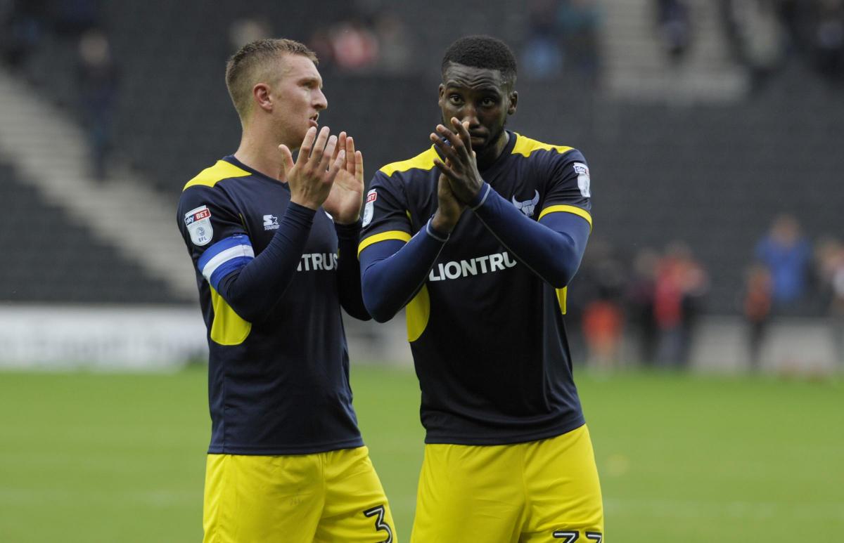 Pictures from Saturdays game away at Milton Keynes. Almost 4,000 travelling supporters saw Oxford United got off the mark away from home in Sky Bet League One with a hard-fought draw at Milton Keynes Dons. 