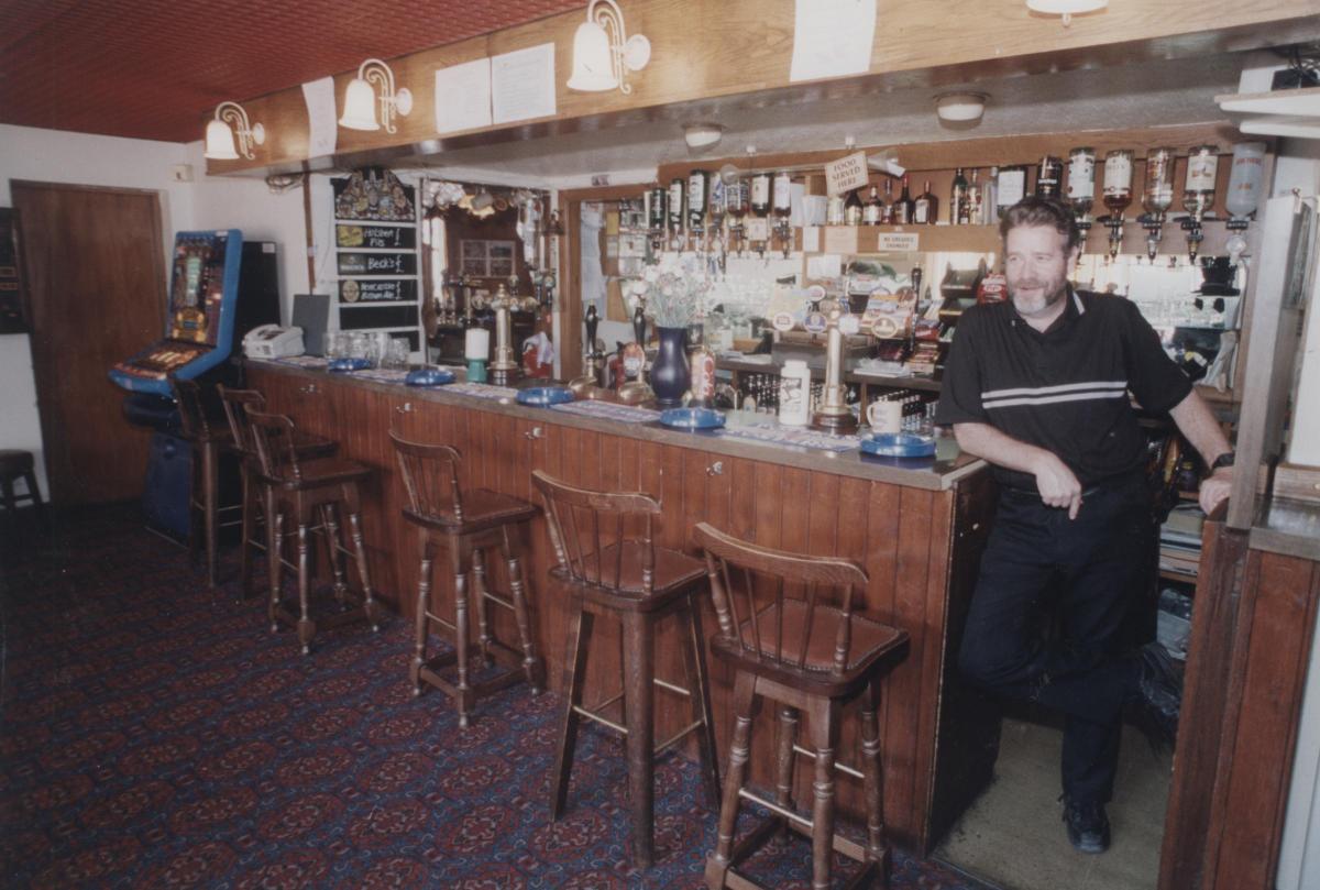 The Landlord of the Fairview public house, Glyn Millard, 2001
