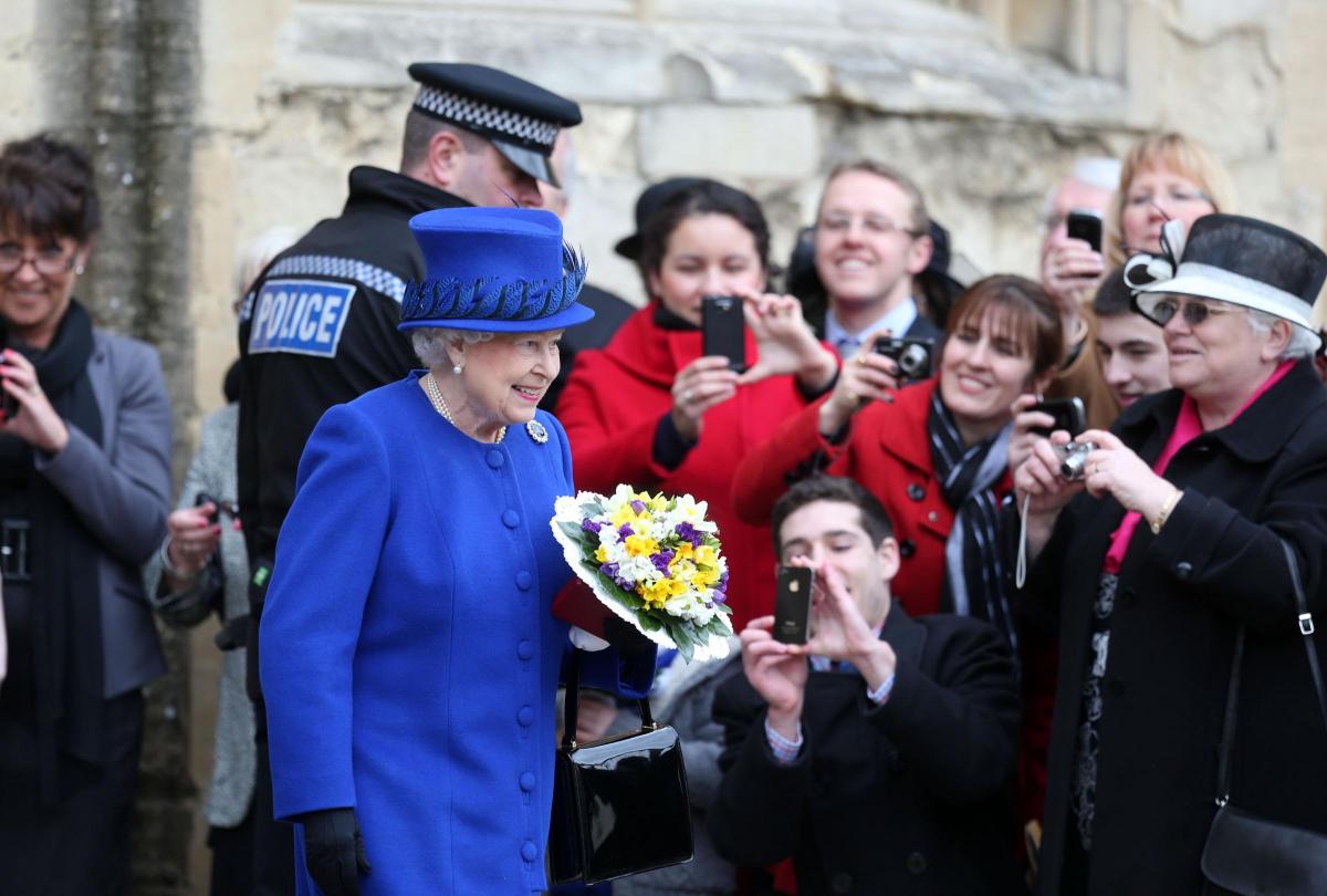 Visit of Her Majesty the Queen to distribute Maundy money at Christ Chruch Cathedral and lunch at Oriel College, March 28, 2013. Picture: Jon Lewis