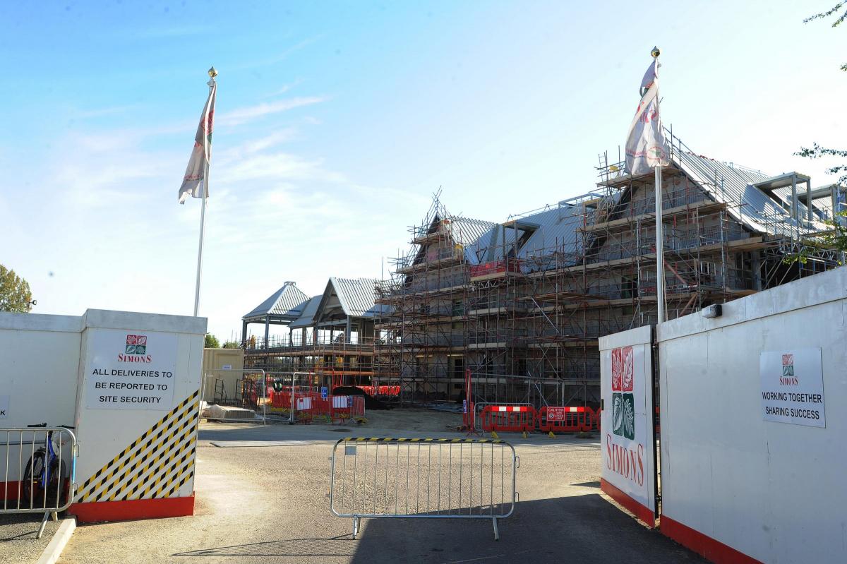 Bicester Village expansion taking shape as work continues on 33 new stores  