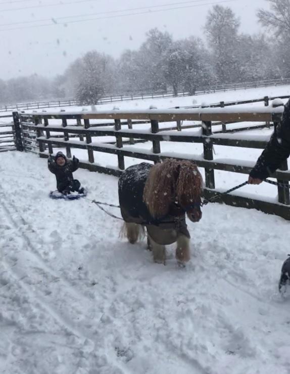 Snow in Oxfordshire 2017