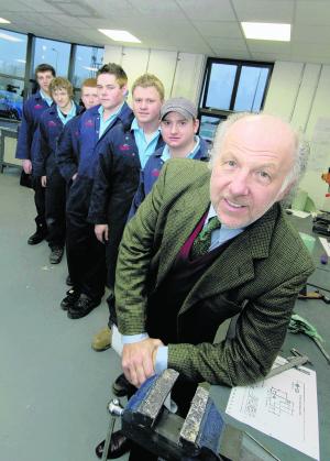 David Richards meets the pupils
