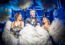 Karen Hauer, Neil Jones and Jowita Przystal during dress rehearsals for The Strictly Tour
