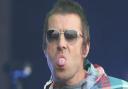 Liam Gallagher has been spotted walking his dog in the Cotswolds
