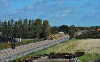 The East West Rail line will run via Bicester