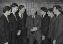 Oxford organiser Percy Bickerton with the 1966 gold winners