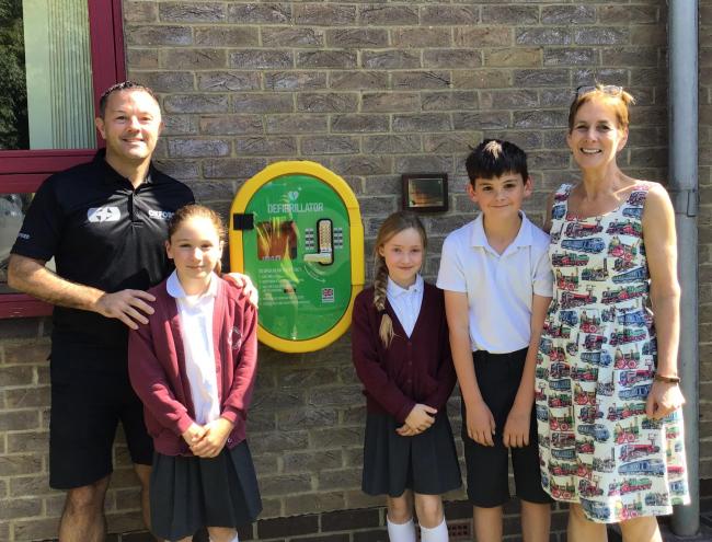 West Witney Primary School has recently installed a defibrillator Picture: Ella Kelly