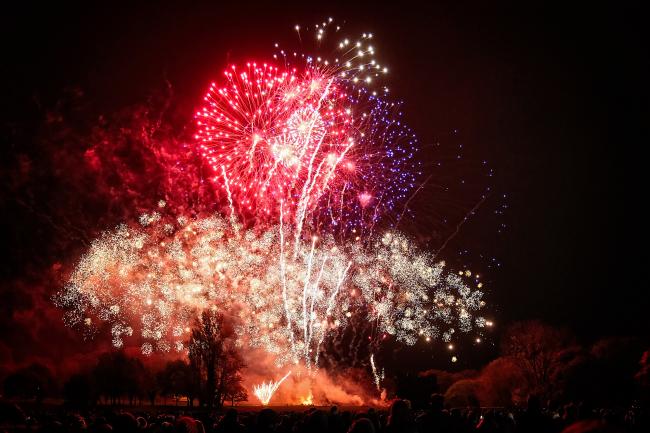 Safe With Fireworks On Bonfire Night, Round Table Fireworks