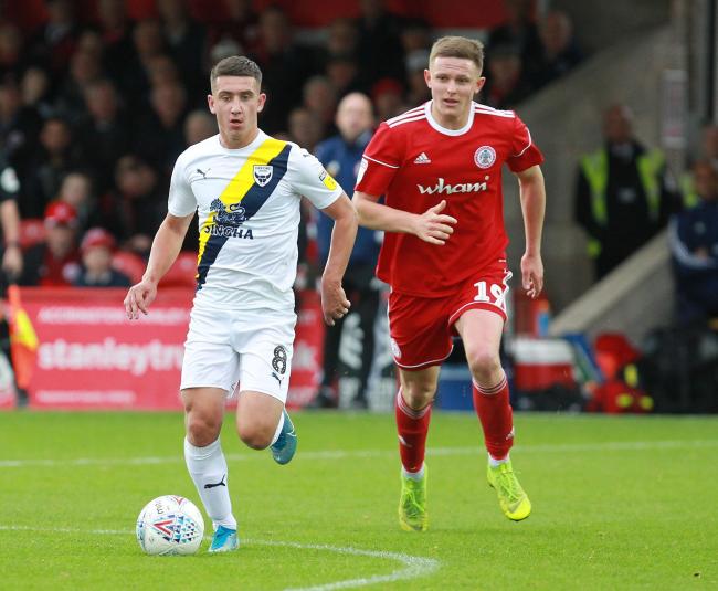 Cameron Brannagan in action for Oxford United against Accrington Stanley in October Picture: Richard Parkes