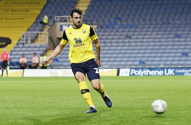 George Thorne made three appearances for Oxford United before suffering a shoulder injury in September  Picture: David Fleming