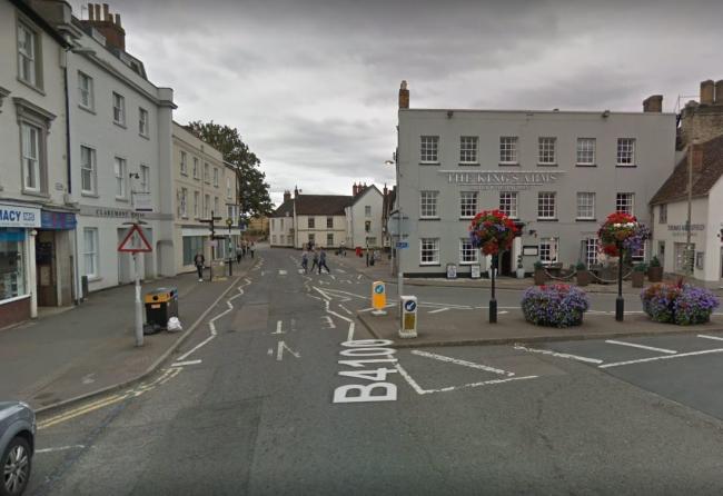 The victim sought help inside the King's Arms Hotel in Bicester. Picture: Google Maps