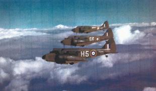 Airspeed Oxfords in formation