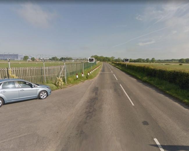 File pic of Station Road outside the entrance to RAF Brize Norton. Picture: Google Maps