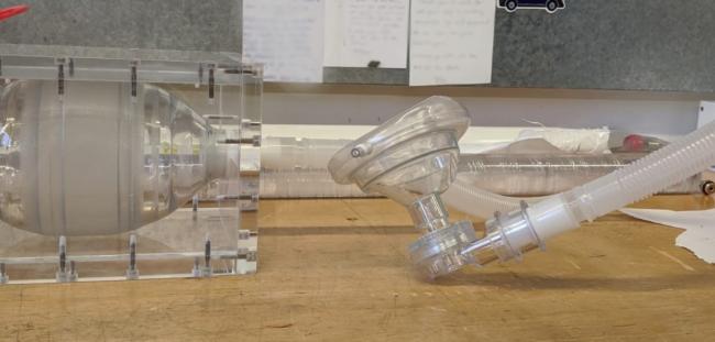 Ventilator prototype. Picture: Oxford University