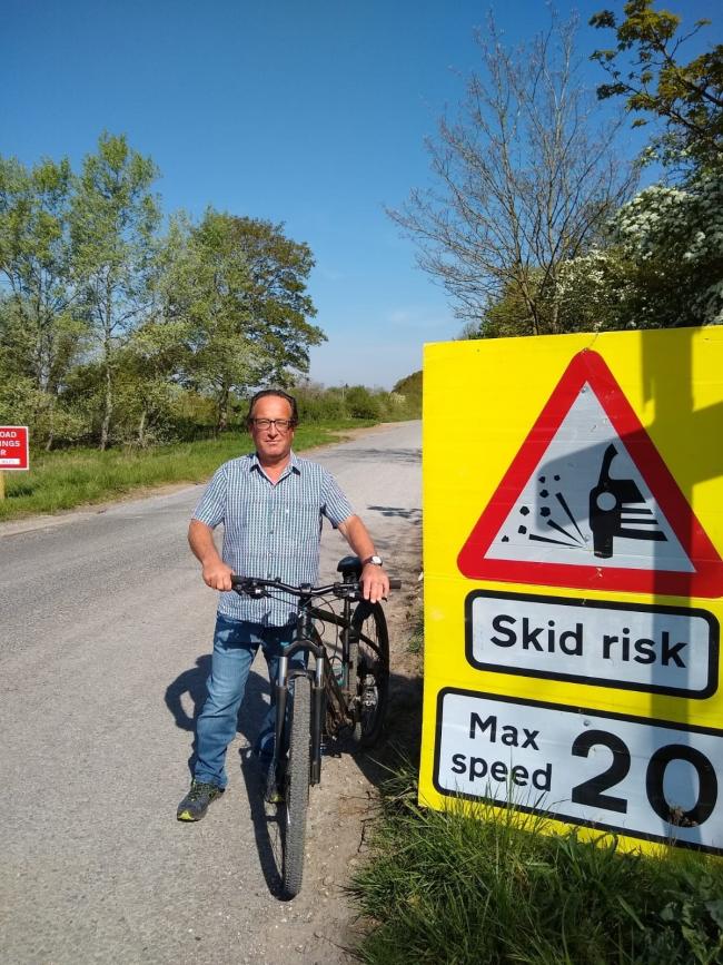 West Oxfordshire district councillor Dan Levy has criticised Oxfordshire County Council for the way it has resurfaced roads