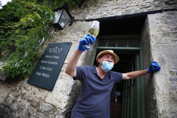 Oxford Mail: Baz Butcher, landlord at The White Hart of Wytham. Picture: Ed Nix