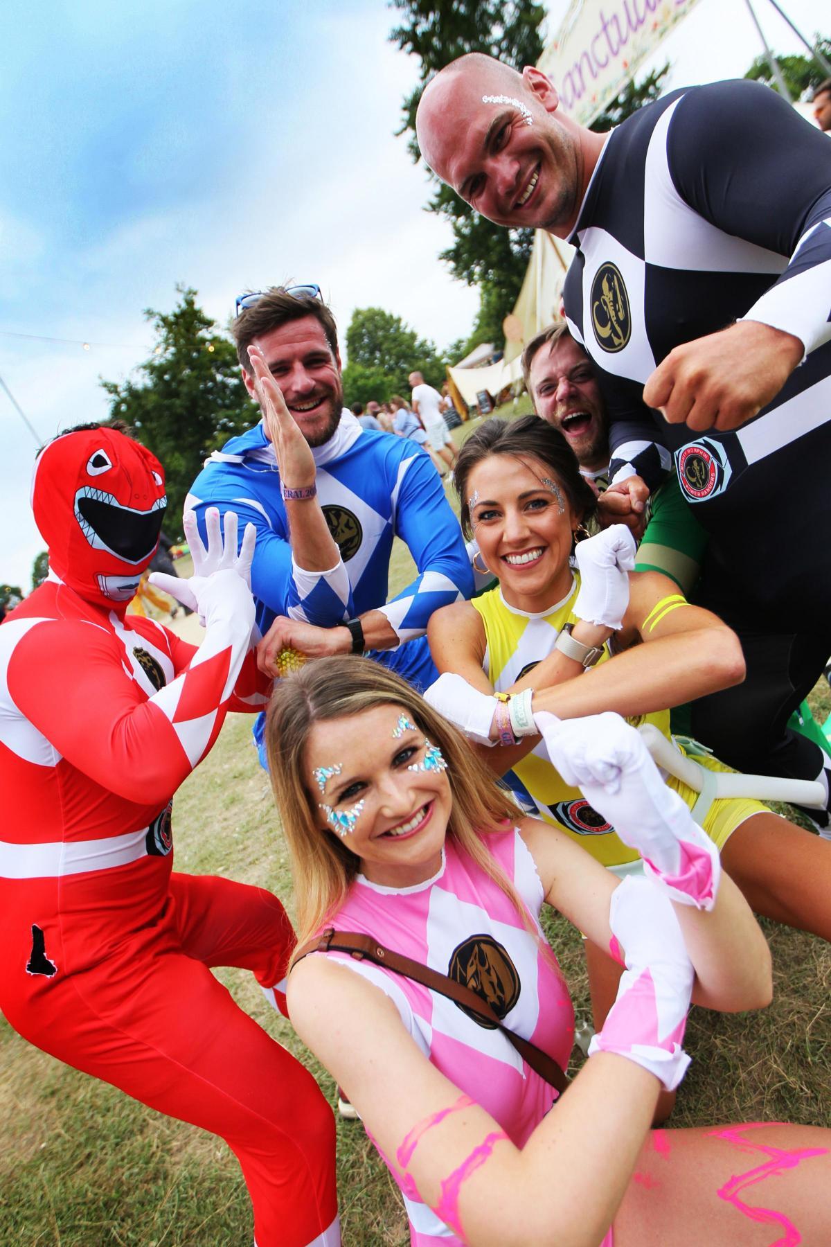 The Mighty Morphin Power Rangers from Kent at Wilderness 2019