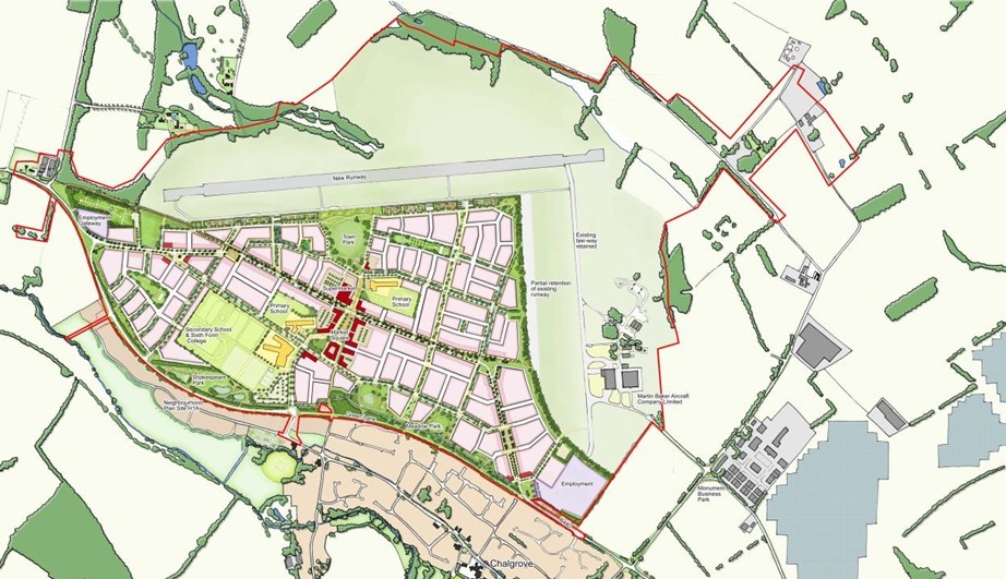 Plans for 3,000 homes at Chalgrove Airfield